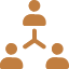 icon of 3 people connected